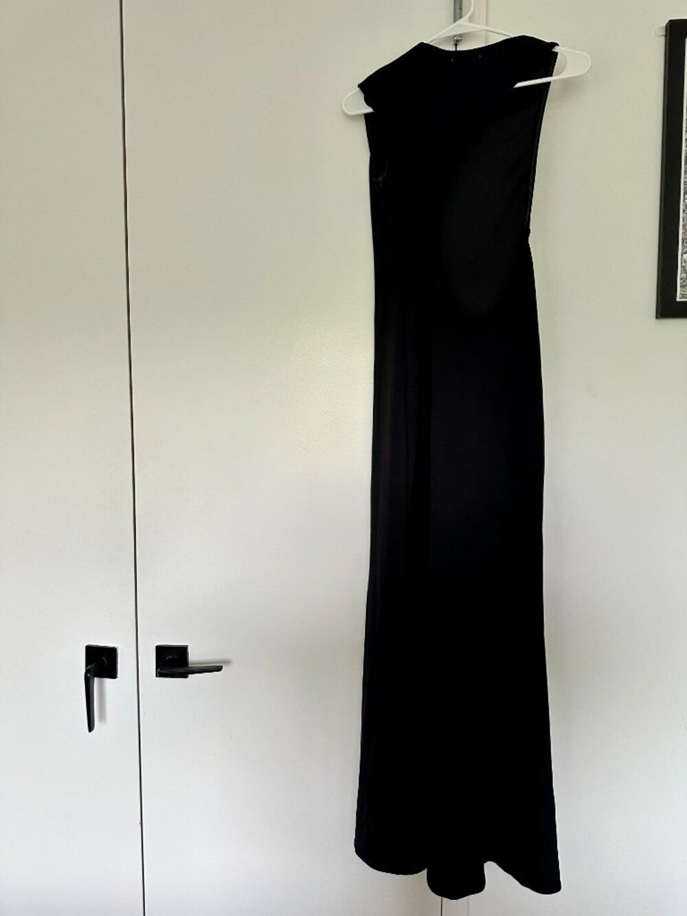 Meshki Katerina Scuba Jersey Cut Out Maxi Dress - Black - Picture 5 of 6